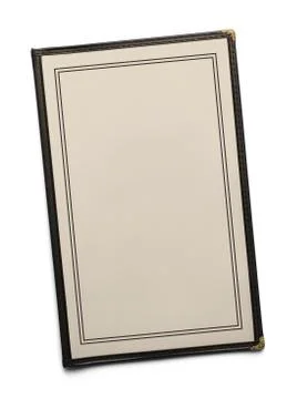 Blank Menu Stock Photos