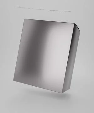 Blank metal surface box with your brand's unique logo or design Perfect for.. Stock Illustration