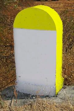 Blank milestone Stock Photos