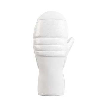 A blank Mitten image isolated on a white background Stock Illustration