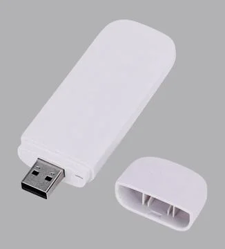 Blank modem mock-up template Stock Photos