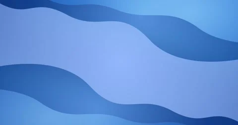 Blank Modern Blue Wave Loop with Dynamic Wavy Motion Background Stock Footage 333408112