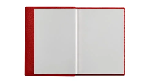 Blank modern book Stock Footage