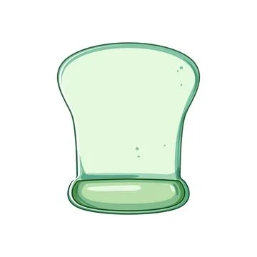 Blank mouse pad cartoon vector illustration Stock Illustration