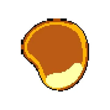 Blank mouse pad pixel art vector illustration Stock Illustration