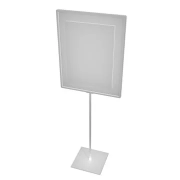 Blank nameplate stand Stock Illustration