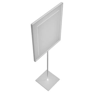 Blank nameplate stand Stock Illustration