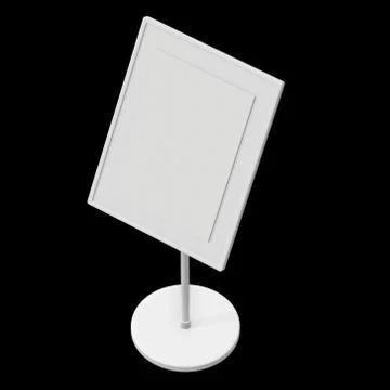 Blank nameplate stand Stock Illustration