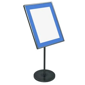 Blank nameplate stand Stock Illustration