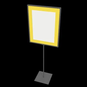 Blank nameplate stand 스톡 일러스트