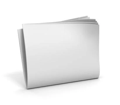 Blank newspaper isolated イラスト素材