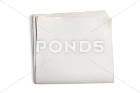 Blank Newspaper Stock Photos