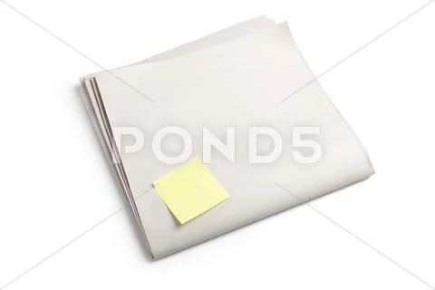 Blank Newspaper Stock Photos