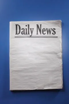 Blank Newspaper Stock Photos