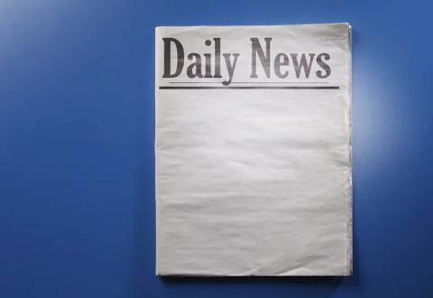 Blank Newspaper Stock Photos