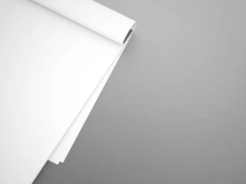 Blank note book rendered on dark background Stock Illustration