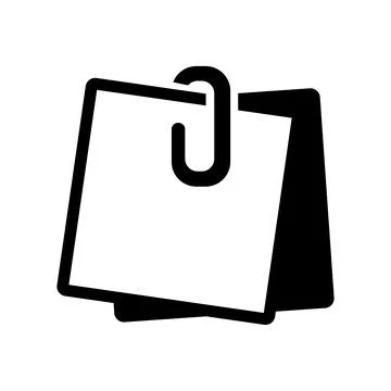 Blank note icon. Taking note icon thin line for web and mobile. 库存插图