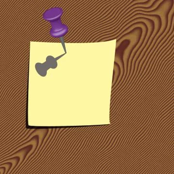 Blank note paper Ilustración de archivo