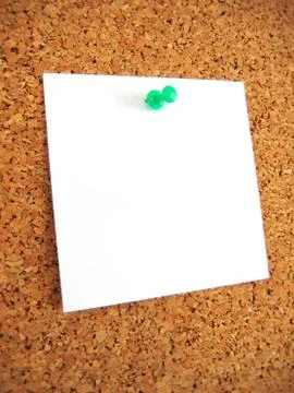 Blank note Stock Photos