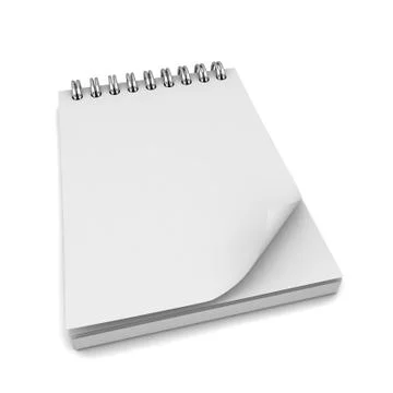 Blank notebook Stock Illustration