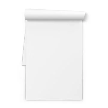 Blank notebook Illustrazione stock