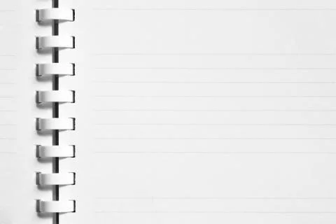 Blank notebook page Stock Photos