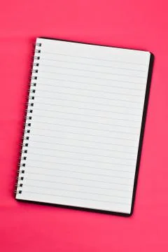 Blank notebook Stock Photos
