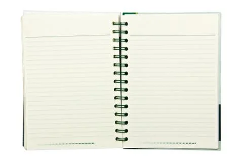 Blank notebook Stock Photos