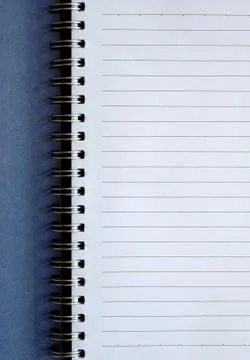 Blank notebook 스톡 사진