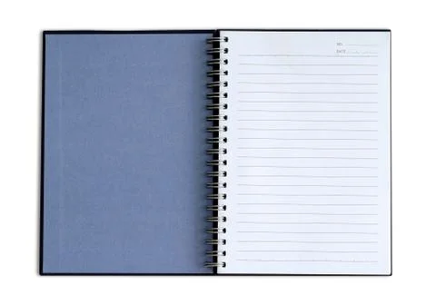 Blank notebook 스톡 사진