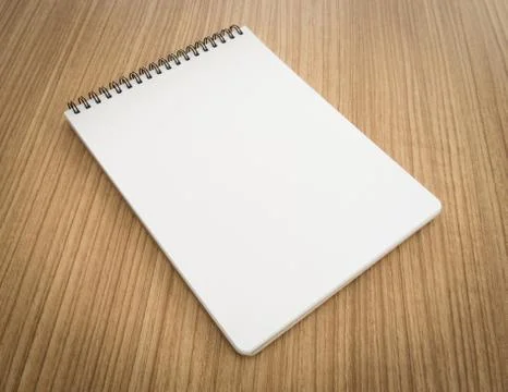 Blank notebook Stock Photos