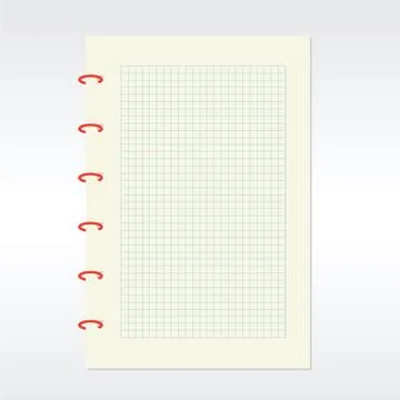 Blank notebook vector Stock-Illustration