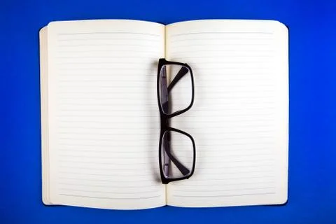 Blank Notepad closeup Foto stock
