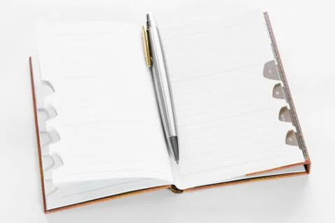 Blank notepad with copy space Stock Photos