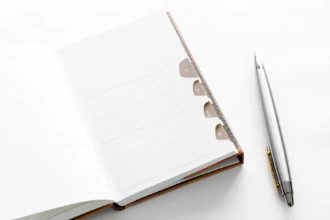 Blank notepad with copy space Foto stock