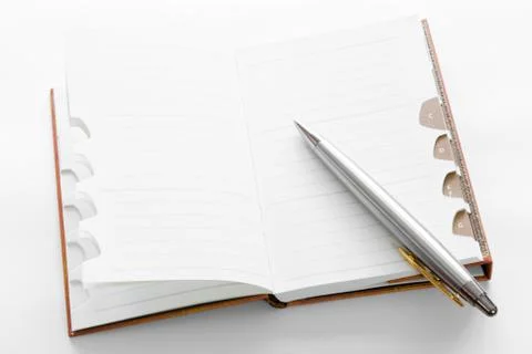 Blank notepad with copy space 스톡 사진