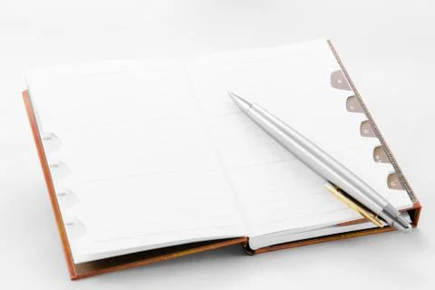 Blank notepad with copy space Foto stock