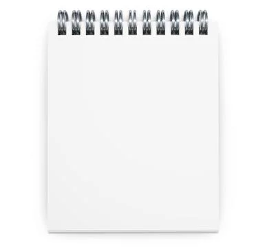 Blank notepad Stock Illustration
