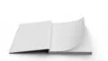 Blank notepad - isolated on white HD Footage