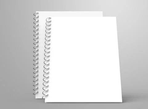 Blank notepad mockup 스톡 일러스트