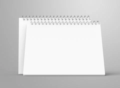 Blank notepad mockup 스톡 일러스트