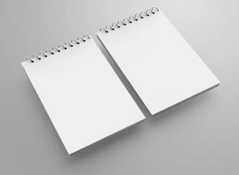 Blank notepad mockup 스톡 일러스트