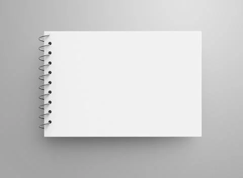 Blank notepad mockup Stock Illustration