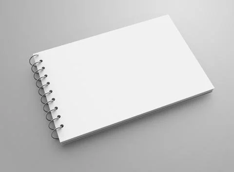 Blank notepad mockup Stock Illustration
