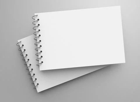 Blank notepad mockup Illustrazione stock