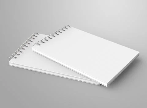 Blank notepad mockup Stock Illustration