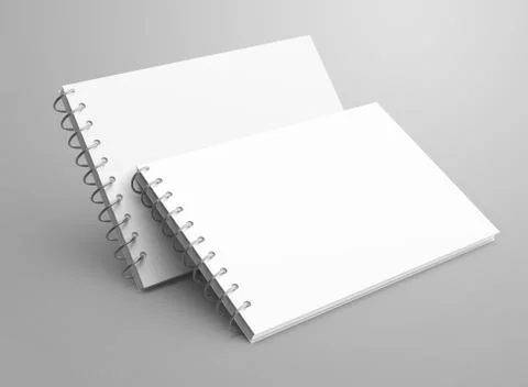 Blank notepad mockup Stock Illustration