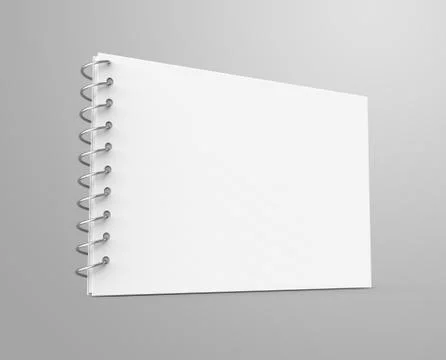 Blank notepad mockup Stock Illustration