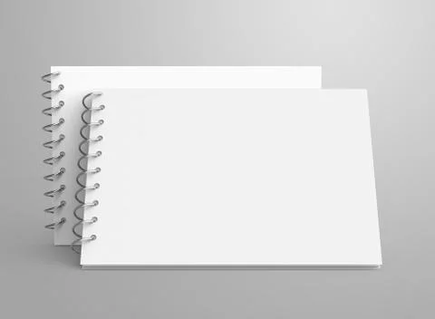 Blank notepad mockup Illustrazione stock