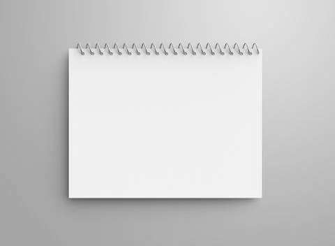Blank notepad mockup 스톡 일러스트